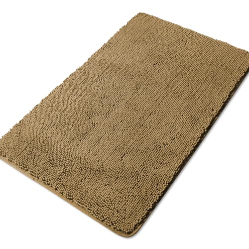 Yeaban Badezimmerläufer, 76,2 x 127,7 cm, dicker Chenille-Badteppich, saugfähig und waschbar, extra groß, rutschfest… – Ansicht 1
