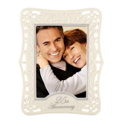 Lenox Portrait Gallery 25th Anniversary Luxury Frame, 5 by 7-Inch - 826477