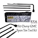 Spare Tire Tool Kit Fit For Chevy Silverado GMC Sierra with Case