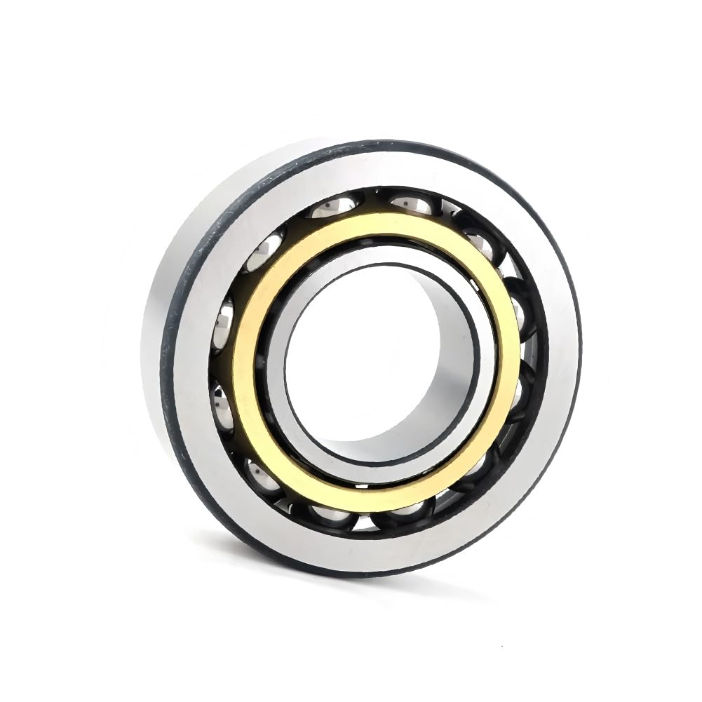 1 roulement à billes de contact FourPoint QJ312M, 60 mm x 130 mm x 31 mm pour machine-outil et roulements à billes obliques