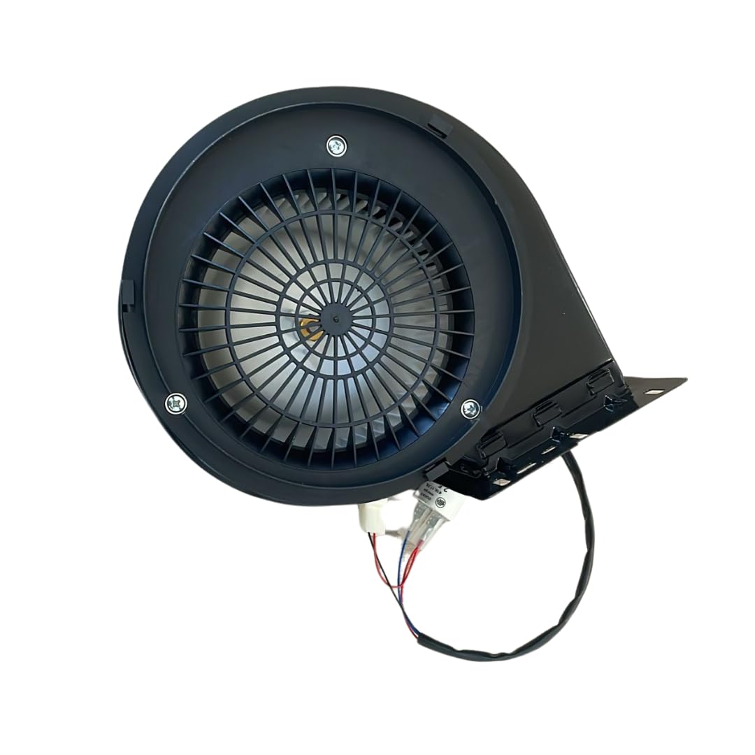 Xodo Store Ventilateur centrifuge longueur totale : 210 mm, dimensions de la buse : 160 x 92 mm, pour poêles à granulés DEVILLE, PUROS