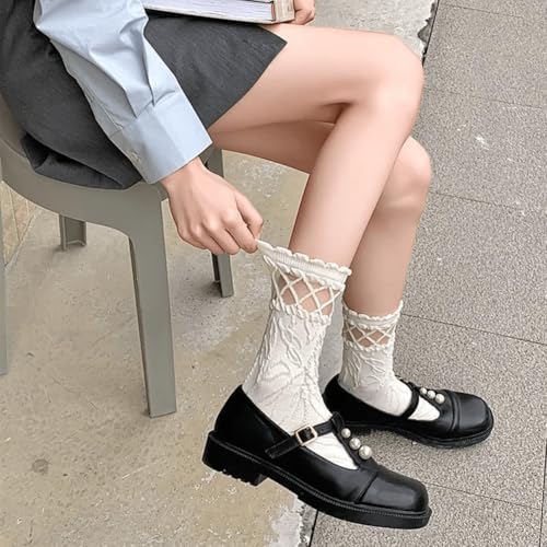 Image of Socks for Women Aesthetic Casual Cotton Soft Cute Ankle Gifts for Girls Cute Crew Fashion Novelty