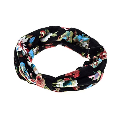 Ever Fairy Women Elastic Turban Head Wrap Headband Twisted Hair Band (4 Color Pack H) - Thumbnail 5