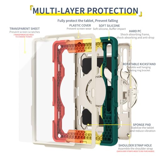 Coque Samsung Tab S9 Plus antichoc pour transporter votre stylet sans risque - 2