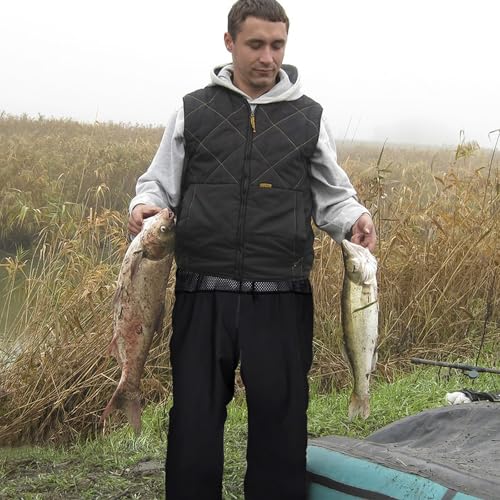 Aollerfilery Fishing Waders for Men Women, Nylon/PVC Waterproof Bootfoot Waders, Waist Wader Pants Fishing Waders with Boots - Thumbnail 5