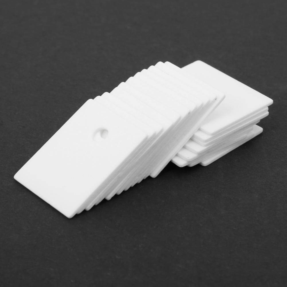 Keramikfolie Kühlpad, 100 STÜCKE TO-247 Aluminiumoxid-Keramik-Isolierfolie MOS-Transistor-IGBT-Kühlpad, 17 x 22 x 1 mm
