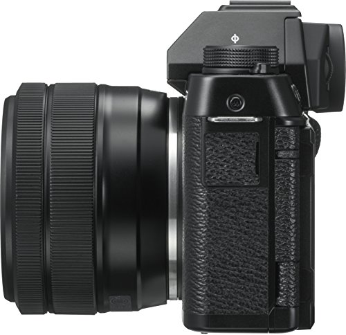 Image of Fujifilm X-T100 24.2 MP Mirrorless Camera with XC 15-45 mm Lens (APS-C Sensor, Electronic Viewfinder, Face /Eye Detection, 3 inch 3-Way Tilt Touchscreen, 4K Video Vlogging, Film Simulations) - Black