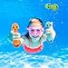 SASBSC Pool Diving Toys for Kids Cute Egg Diving Sticks Swimming Dive Toy for Boys Girls Summer Diving Pool Toy Water Toys for Family Pool Parties/Games Underwater Training