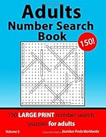 Adults Number Search Book: 150 large print number search puzzles for adults 1722470089 Book Cover