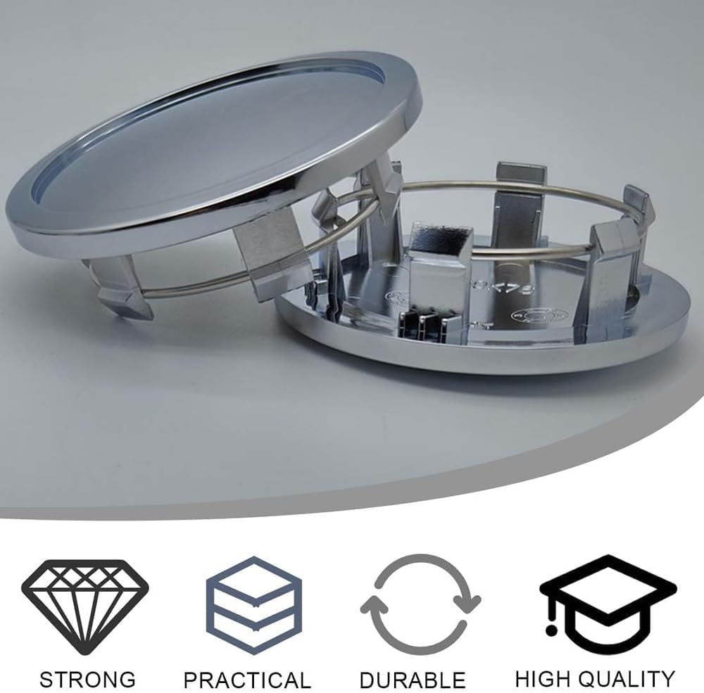 4 Pièces Cache De Roue Pour Mazda MX-30 SUV 2020+, Wheel Hub Cap Centre Badge Poussière Pour Remplacer Les Enjoliveurs Anciens,60MM