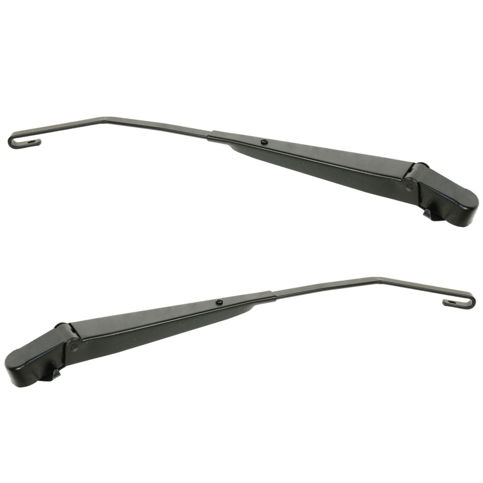 TRQ Front Windshield Wiper Holder Arm Pair Set Kit Compatible with 97-06 Jeep Wrangler