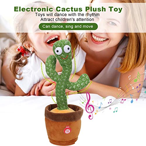 Zingende Cactus Knuffel, Dansende Cactus Speelgoed, Pluche Zacht voor Kinderen Kinderen - Image 6