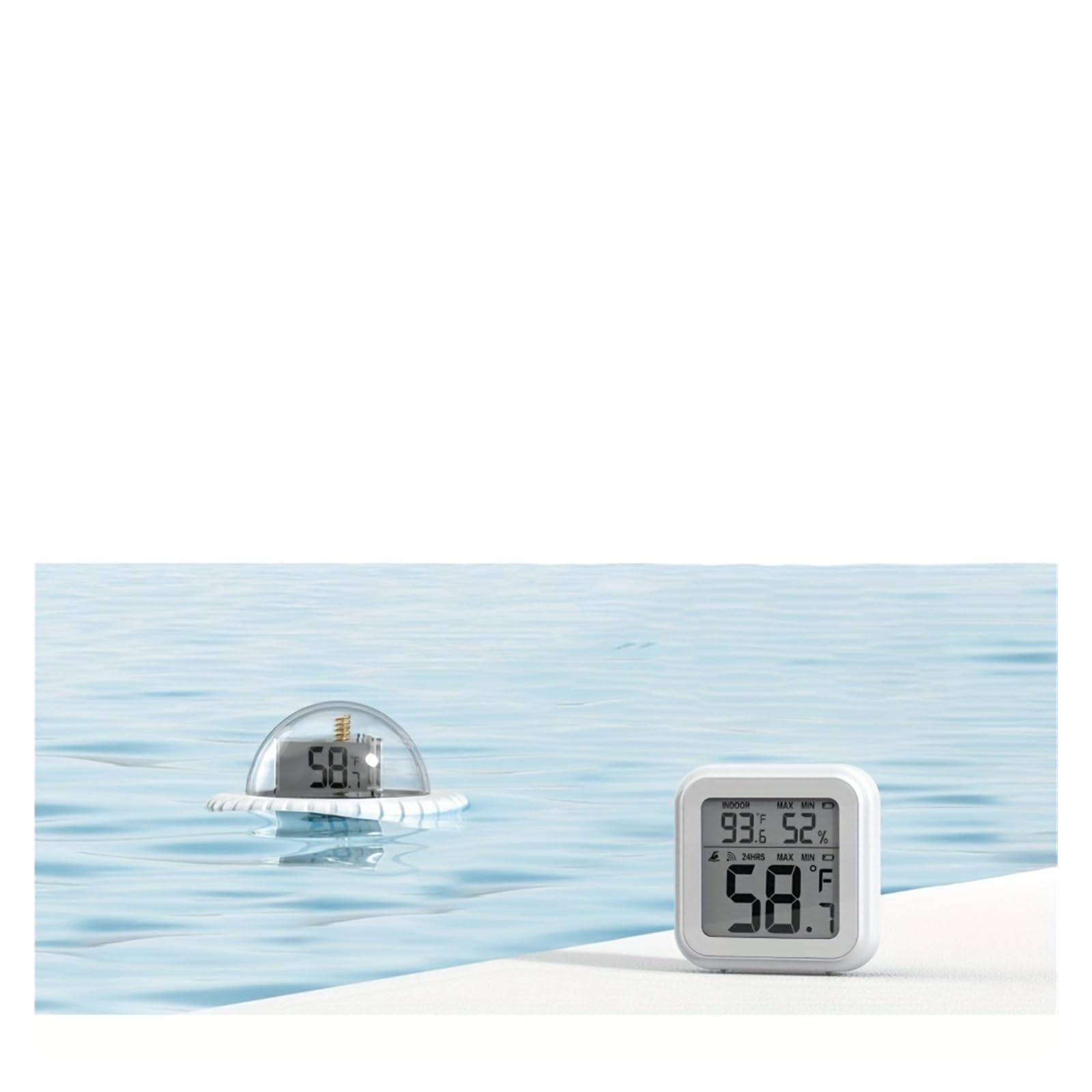 Termometro Piscina, Termometro for piscina, termometro wireless for piscina galleggiante di facile lettura, termometro for piscina for piscina
