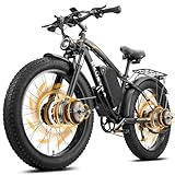 Ekubyka 5000W Dual Motor Electric Bike for Adults, 48MPH Fast Ebike with 52V 36Ah Removable Battery, Up to 100 Miles Long Range, 26 Inch Fat Tire, Shimano 7-Speed, Shock Absorber Commuter E-Bike