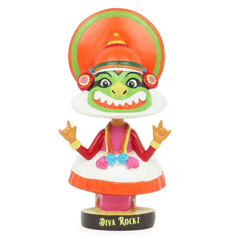 Buy WOW HEADS Deva Rockz Kathakali Bobblehead | Indian Heritage
