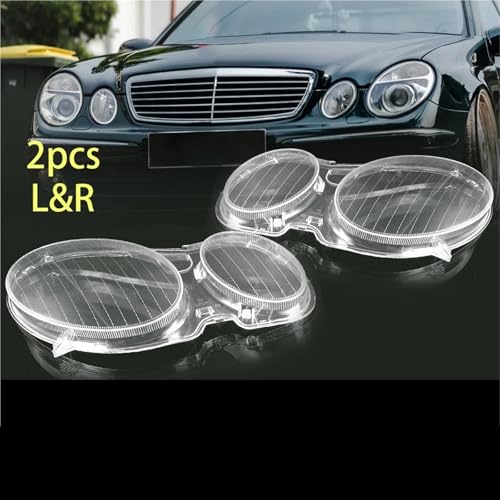 Couvercle de lentille phare Classe E W211 cache-phares transparent E320 E350 2006-2008