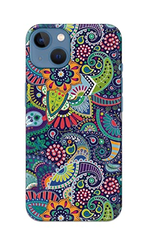 Image of Printed Hard Back Cover Case for Apple iPhone 13 Back Cover (Miraculous Patterns) -1803