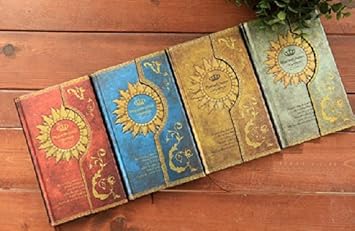 Amazon レトロな雰囲気のおしゃれな ノート 日記帳 銀 日記帳 文房具 オフィス用品