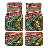 Les tapis durables sont tissés à l'aide de techniques avancées, résultant en une surface lisse et plane qui est résistante à la déformation. Le fond est plastifié pour une performance antidérapante efficace.