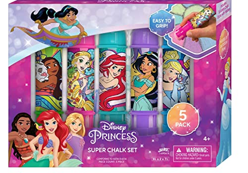 JA-RU Disney Princess Chalk Holder (1 Pack) Sidewalk Chalk for B-6904-1