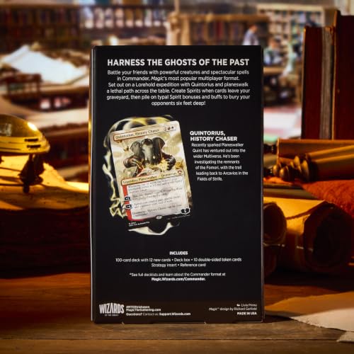 Image of Magic: The Gathering Secrets of Strixhaven Commander Deck - Lorehold Spirit (100-Card Deck, Deck Box + Accessories)