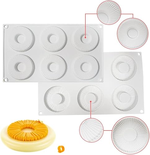 Miniatura 5 de mostsom Molde de silicona para hornear, molde para donas de cocina antiadherentes, moldes para hornear donas sin BPA, moldes de silicona para donas,