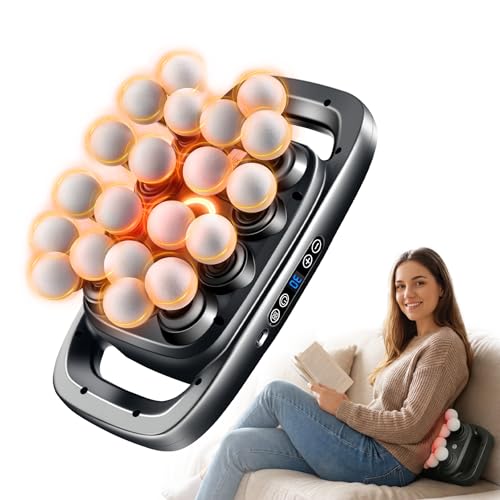 Image of 20 Head Massage Gun Deep Tissue, Percussion Back Massage Tool with 3 Modes & 30 Adjustable Intensity Levels, Handheld Electric Muscle Massager for Back, Neck, Shoulders, Legs, Waists,Quiet Ideal Gifts