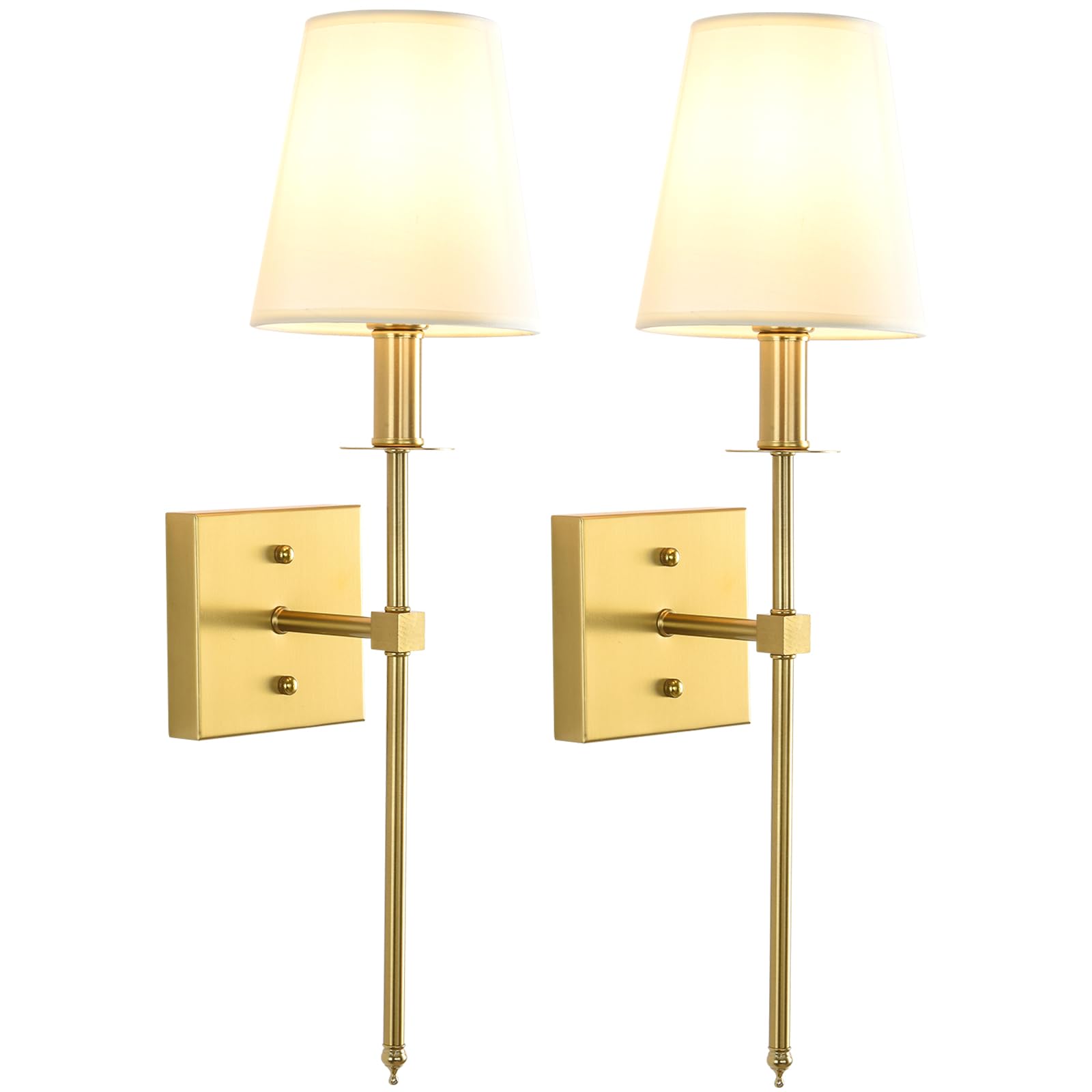 Sponsored Ad – Wall Sconces for Bathroom, Modern Vanity Light Fixtures, Farmhouse Wall Lights with Clear Glass Shade Set of 2 Matte Wall Mount Lighting Lanterns for Bedroom Living Room