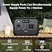 OUKITEL P800E Tragbare Powerstation 800W,Solargenerator Stromspeicher 512Wh