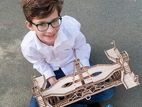 Wise Elk - Pedestrian Bridge Wooden Mechanical 3D Model Building Kit
