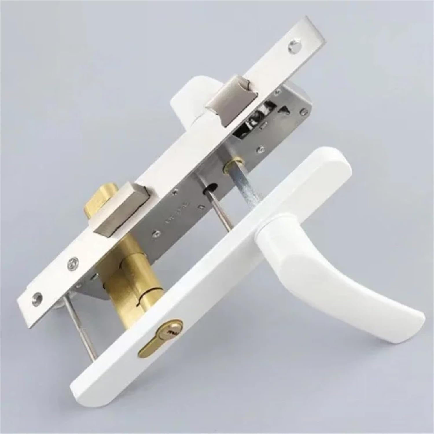 Aluminum Alloy with Lock for Non Key 8530 Single Point Handle 1Pcs(8520 Single Point B)