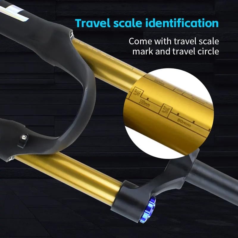 Fourche de vélo VTT pneumatique pour éliminer les vibrations et douleurs aux mains