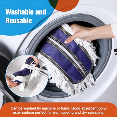 Image of CLEANHOME Commercial 36 inch Microfiber Mop Pads, Blue, 2 Pieces | Just Fit CLEANHOME Industrial Dust Mop: B08R3F1ZZM,B0GL7WQZBY,B0GL7R3KKP,B08R3H69ZB