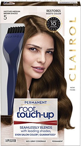 Clairol Root Touch-Up Permanent Hair Color Creme, 5 Medium Brown, 1 Count