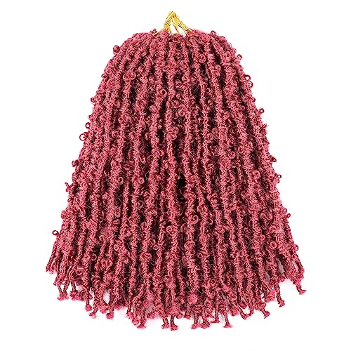 GUOHUI Super Light Butterfly Locs Crochet Hair 12 Inch 6