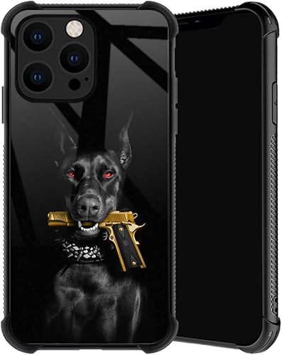 Miniatura 23 de Funda compatible con iPhone 14 Pro Max, funda de teléfono con gato aeroespacial para hombres y mujeres, marco de rosca antideslizante de TPU suave