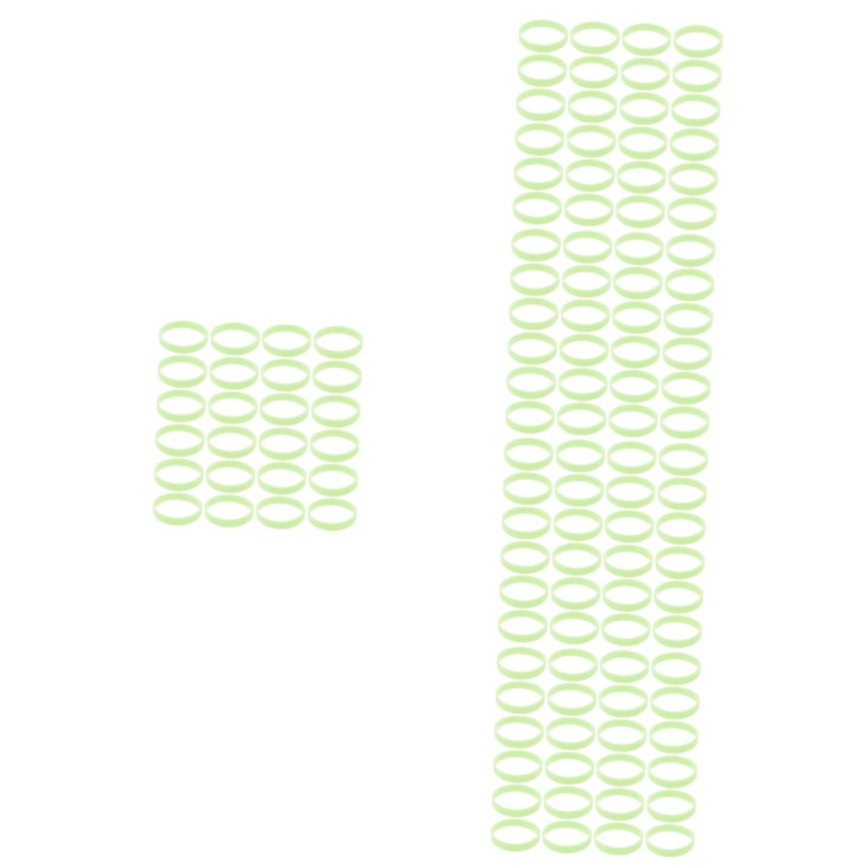 Toyvian 500 Piezas Pulsera De Silicona Luminosa Collares Brillantes Pulsera Para Correr De Noche Pegatinas Brillo Pulsera Luminosa Luces Varitas Luminosas Para Niños Favor Gel De Sílice