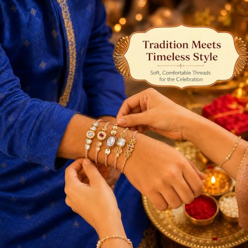 Image of Kaameri Bazaar Rakhshabandhan Gift Hamper for Brother - Combo with Dry Fruits - Rakhi for brother with Cashewnuts, Almonds, Raisins, Greeting Card and Roli Chawal Pack - Set of 5