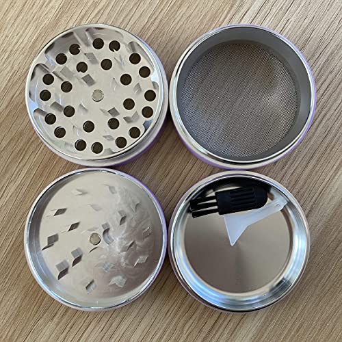Brando Moon Matte Spice Herb Grinder met Pollen Catcher - 2,5 inch 4-delige Grinder met Pollen Scraper, Storage… - Image 8
