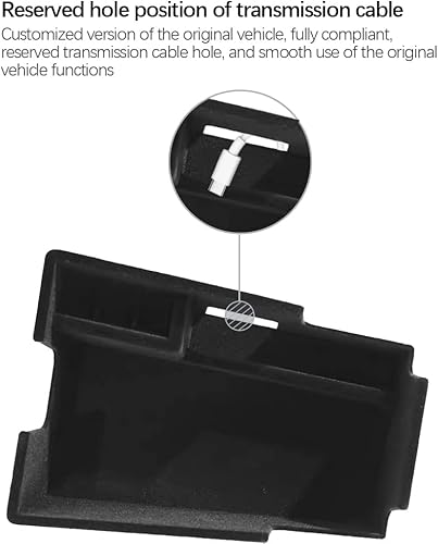 Miniatura 4 de yboueo Organizador de consola central con bandeja de almacenamiento para reposabrazos compatible con accesorios Cadillac XT5 2023 2022 2021 2020,