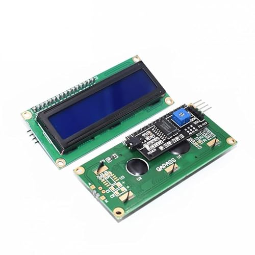 وحدة عرض LCD1602 I2C مع إضاءة خلفية زرقاء - شاشة LCD بحجم 2 × 16 مع محول I2C