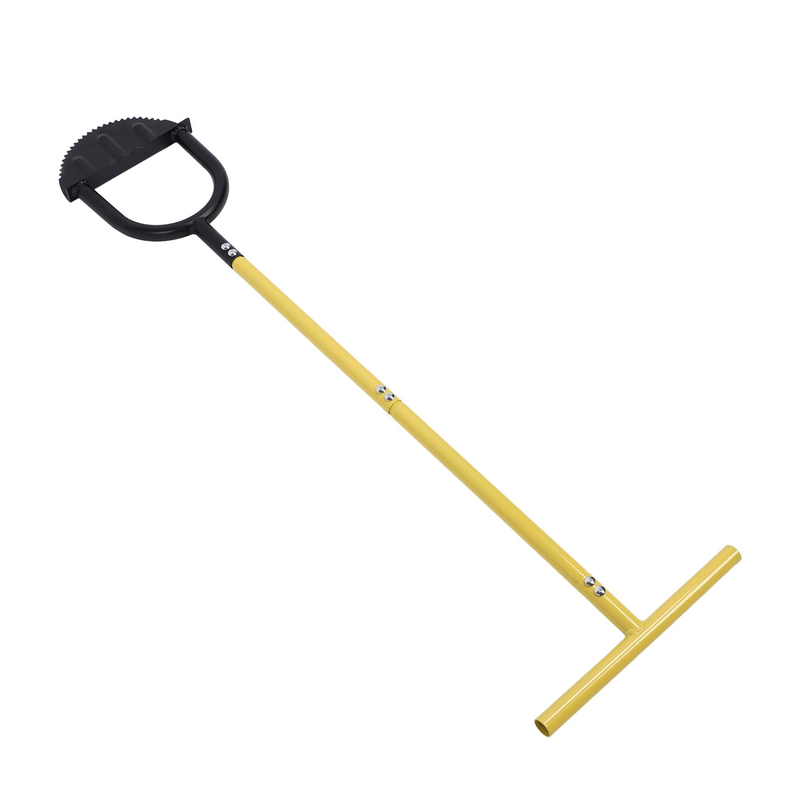 Bordeadora Manual de Media Luna para césped, Herramienta de jardinería Profesional con Mango en T, construcción Robusta de Acero al Carbono para Bordes de césped sin Esfuerzo,
