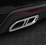 WANGXL Auspuffrohrabdeckung, Polieren des Autoschwanzes, Auspuffblenden Der SchalldäMpferspitze Aus Edelstahl, Heckrahmenabdeckung FüR Cadillac CT5 CT4