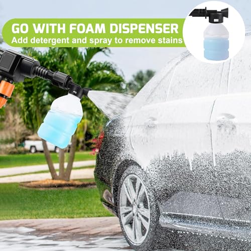 Image of Kapicon KP-GBPW Cordless Pressure Washer 48V 12000mAh | 80 Bar Portable Car Washer | Rechargeable Battery High Pressure Cleaner with Spray Gun for Car, Bike & Home Cleaning