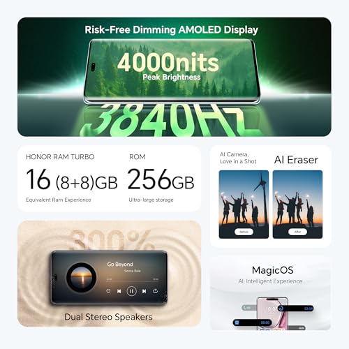 Image of Honor X9c 5G Dual SIM (8GB RAM, 256GB Storage) | Ultra Durable | 108MP AI OIS Camera | 6600mAh Battery | 3840Hz Risk-Free Dimming Display | with Charger (Jade Cyan)