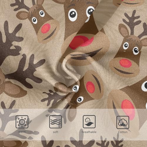 Little Girls' Soft Cotton Underwear Kids Breathable Comfort Christmas Reindeer Panties Briefs Toddler Undies3