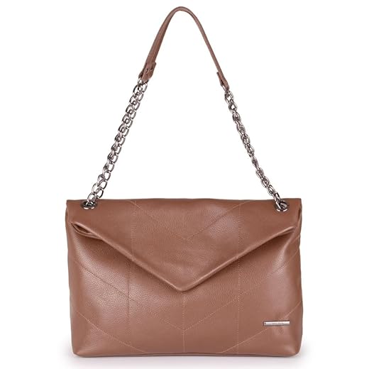 Bolsa Feminina Ombro Envelope Couro Sifra