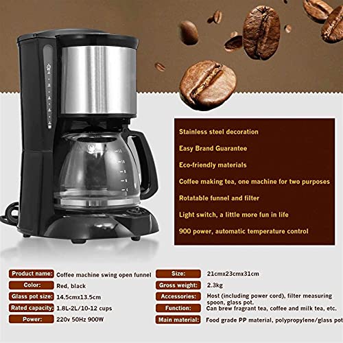 Cafetera expreso semiautomática 1.2 L 10 tazas miniatura 4