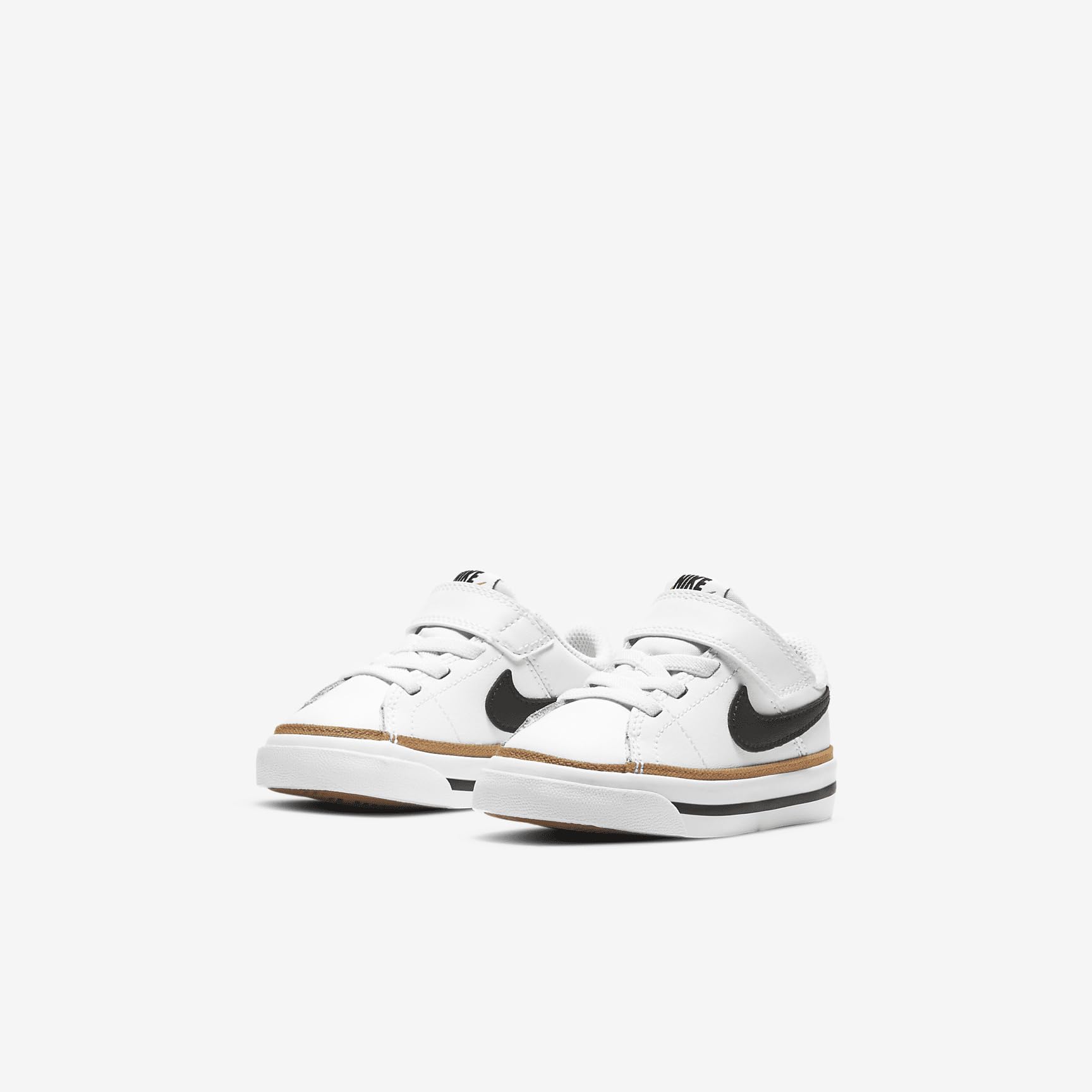 NIKE Court Legacy, Zapatos para Correr Bebé-Niños, Black/White/Gum Light Brown, 17 EU
