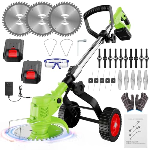 草刈り機 充電式草刈り機【2025新モデル】1880W高功率 2000mAh*2大容量...